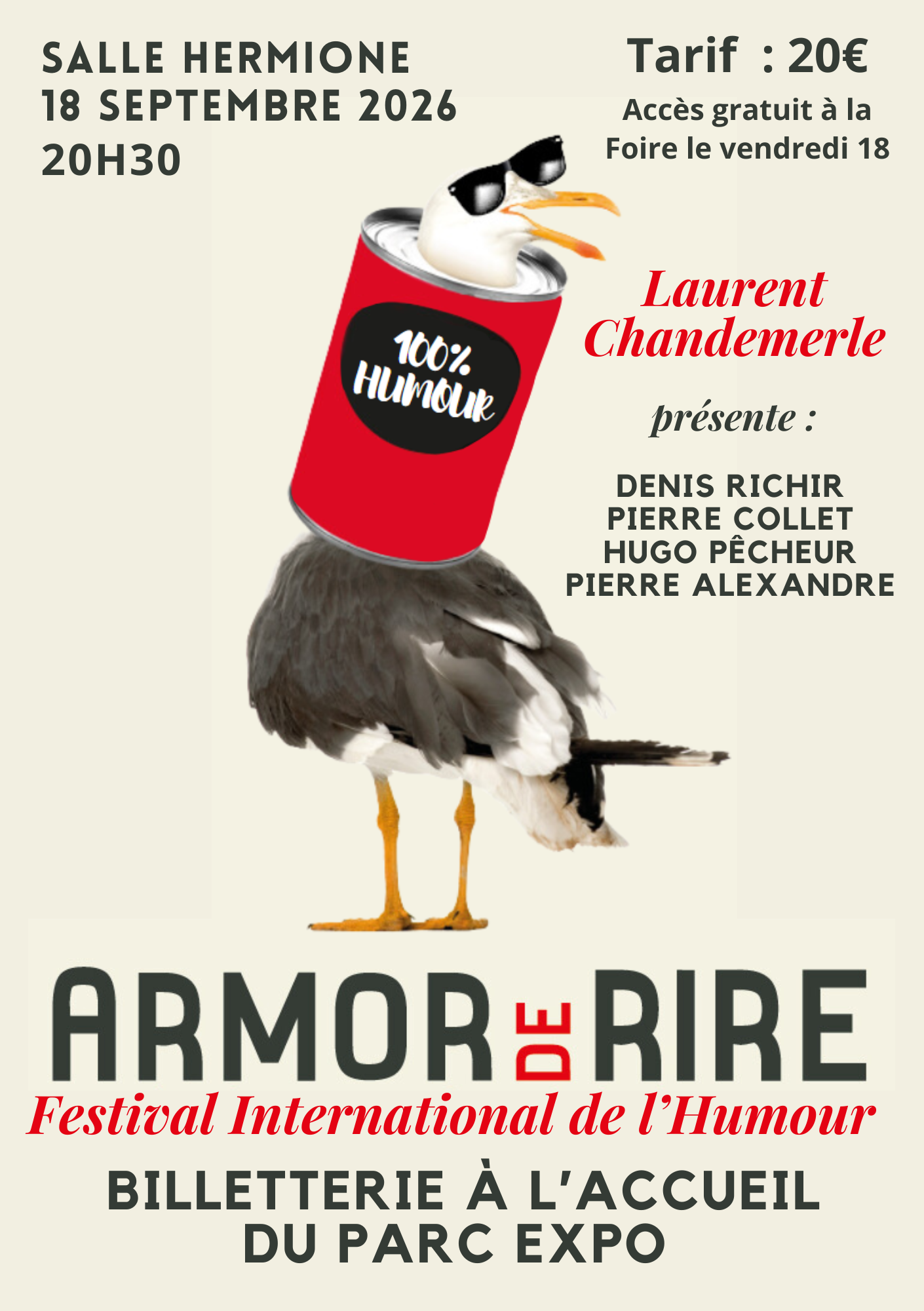FOIRE EXPO 2026_Armor de rire